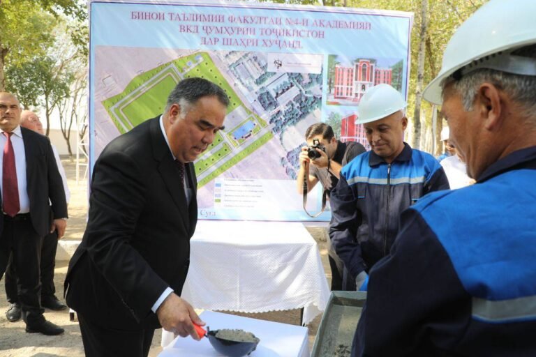 В школе милиции города Худжанда будет новое здание (ФОТО)